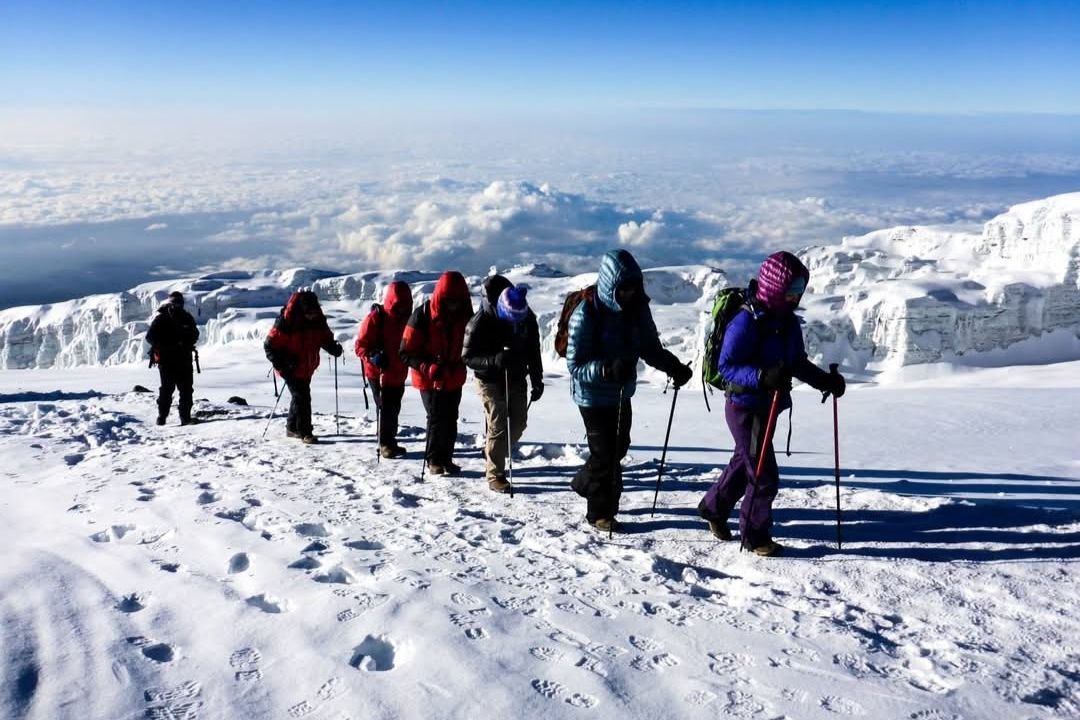 Mount Kilimanjaro Scenic Landscape Background