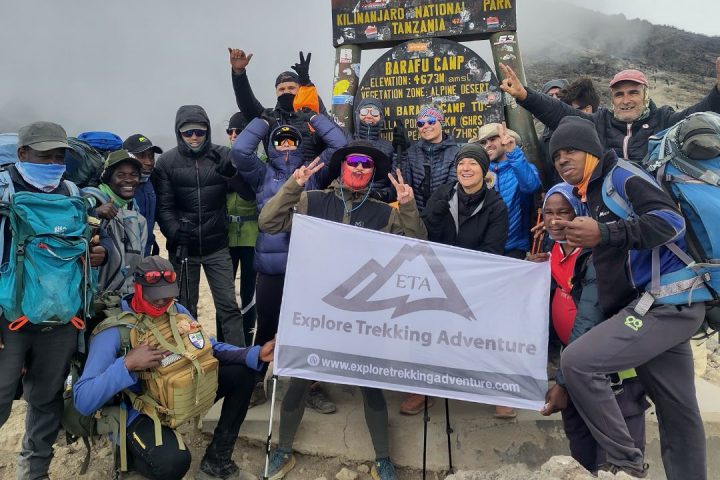 Crew at Barafu Base Camp