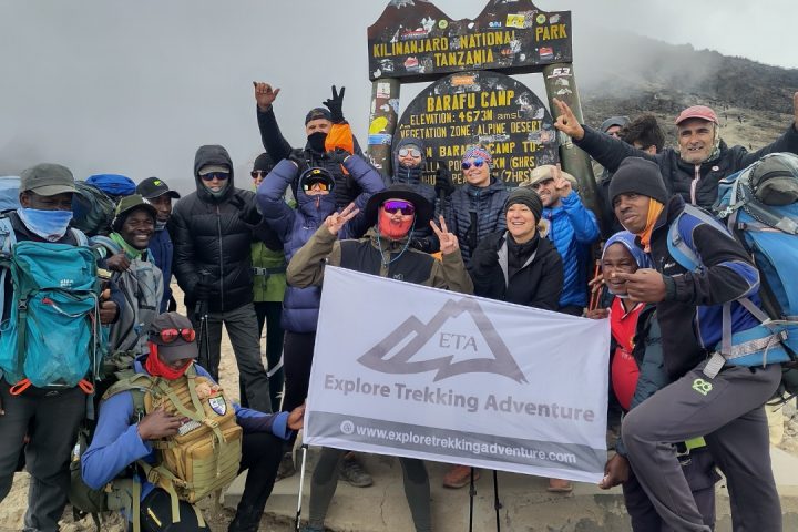Crew at Barafu Base Camp