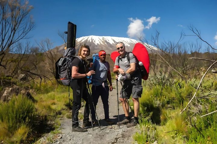 On the way to Kilimanjaro Mountain